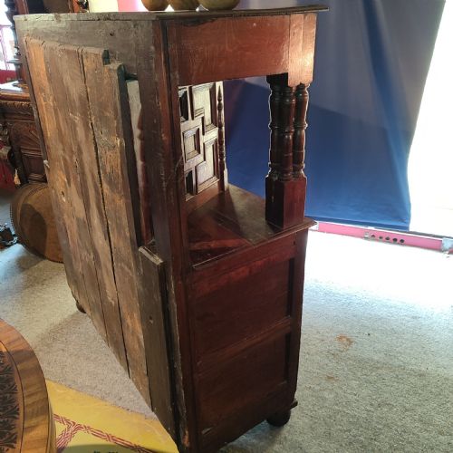 LATE 17THC OAK COURT CUPBOARD - ADDITIONAL PHOTO 5