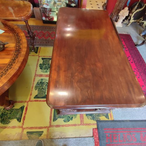 MAHOGANY CENTRE LIBRARY TABLE BY CURRIE CO CALCUTTA C 1820 - ADDITIONAL PHOTO 5