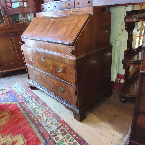 SUPERB EARLY 18THC WALNUT BUREAU BOOKCASE - ADDITIONAL PHOTO 6