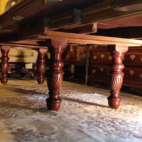 GILLOWS SUPERB 19THC MAHOGANY EXTENDING DINING TABLE - ADDITIONAL PHOTO 4
