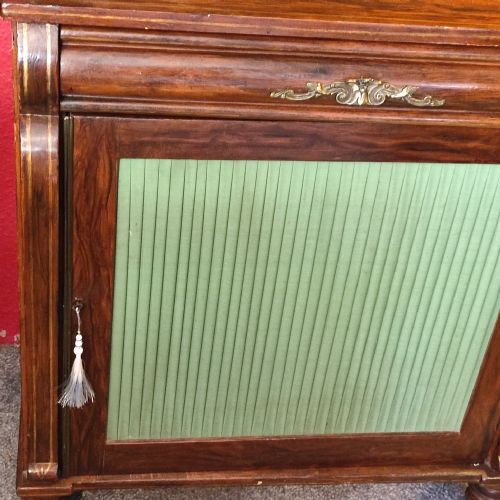 REGENCY SIMULATED ROSEWOOD CHIFFONIER - ADDITIONAL PHOTO 2