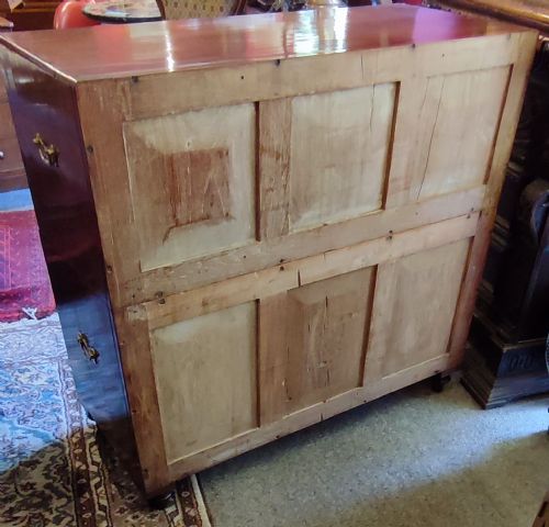REGENCY PERIOD TEAK WOOD CAMPAIGN CHEST - ADDITIONAL PHOTO 4