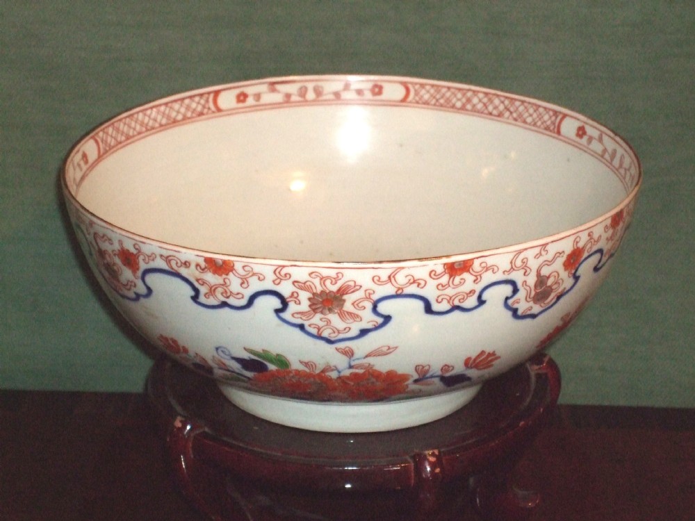 Large 18thC Porcelain Chinese Bowl