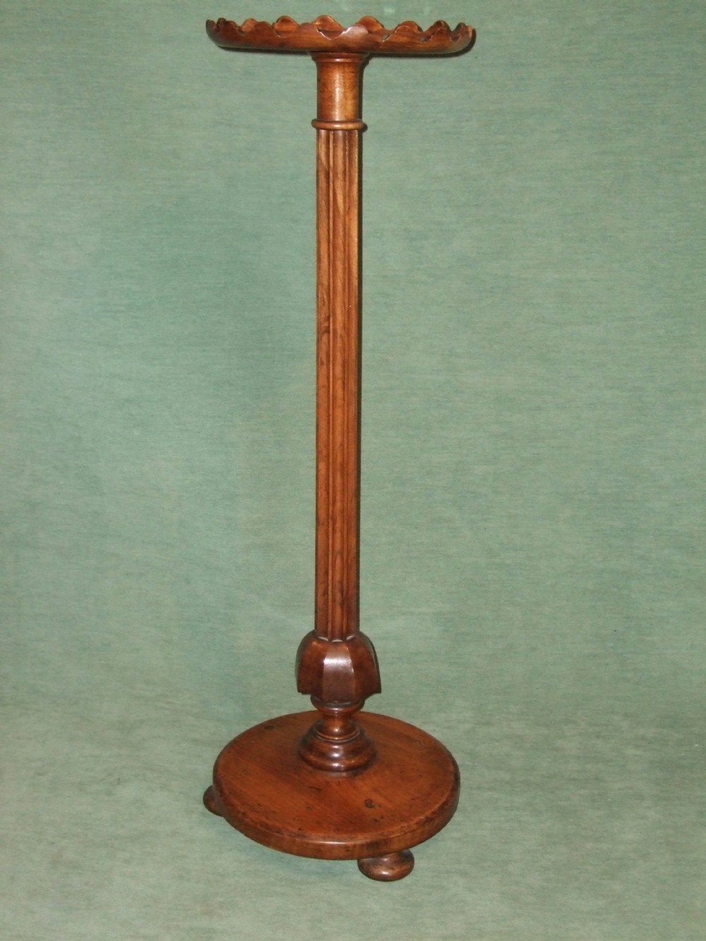 Victorian Walnut Pedestal Table in the Queen Anne Taste