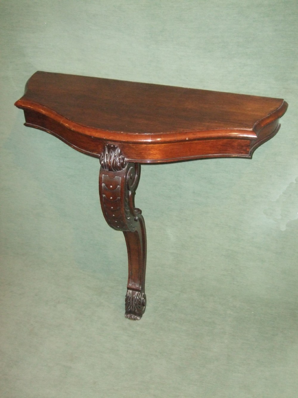 Victorian Mahogany Hall Console Table