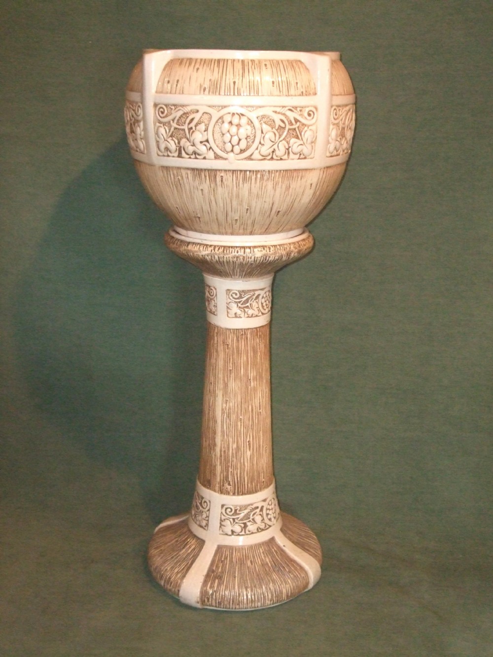 Edwardian Jardinière on Stand made by Bretby