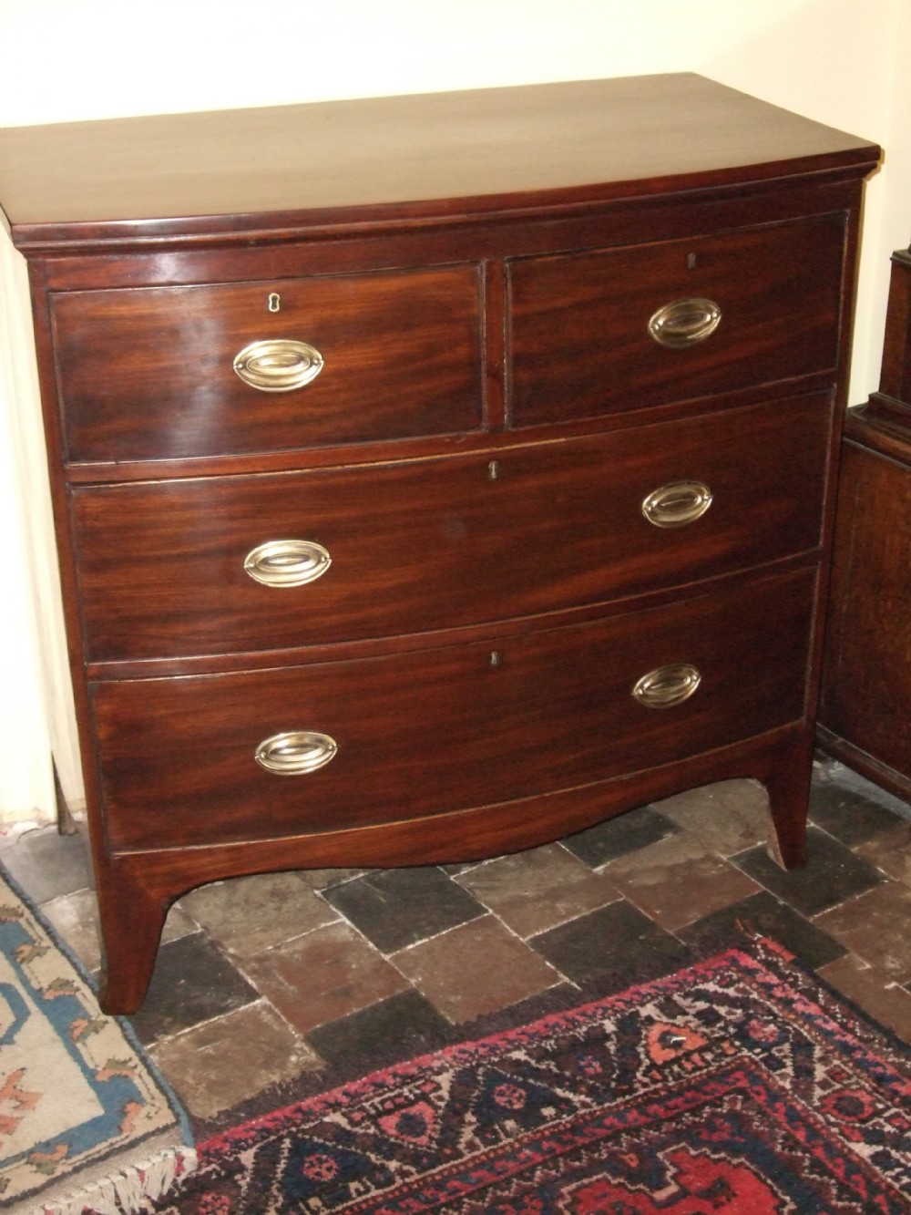 Victorian Mahogany Bow Fronted Chest of Drawers