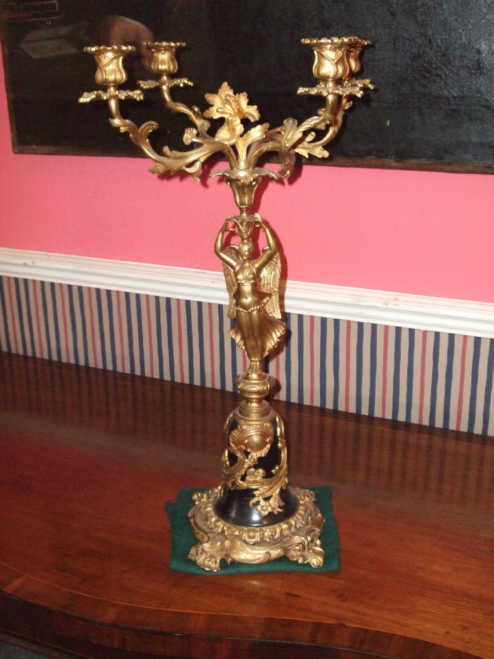 19thC Ormolu Candelabra
