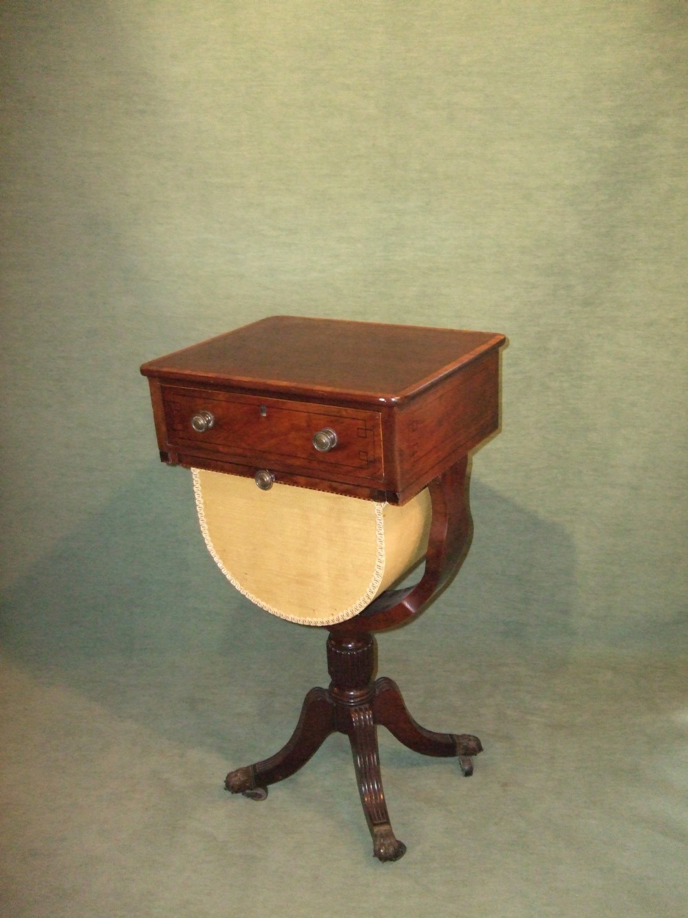 Regency Mahogany & Inlaid Work Table