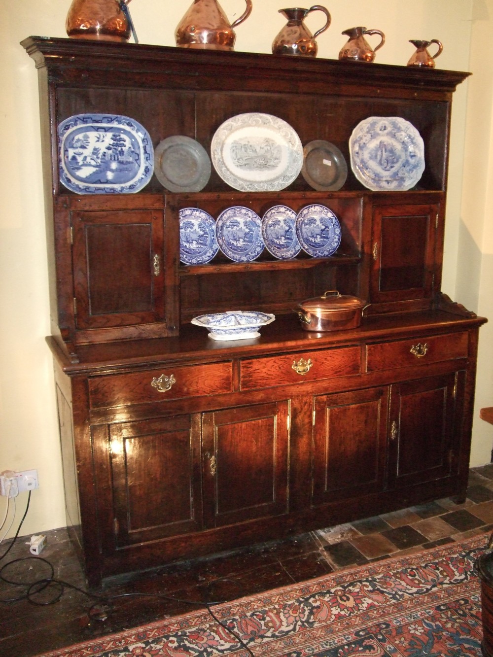 Superb 18thC Oak Welsh Dresser