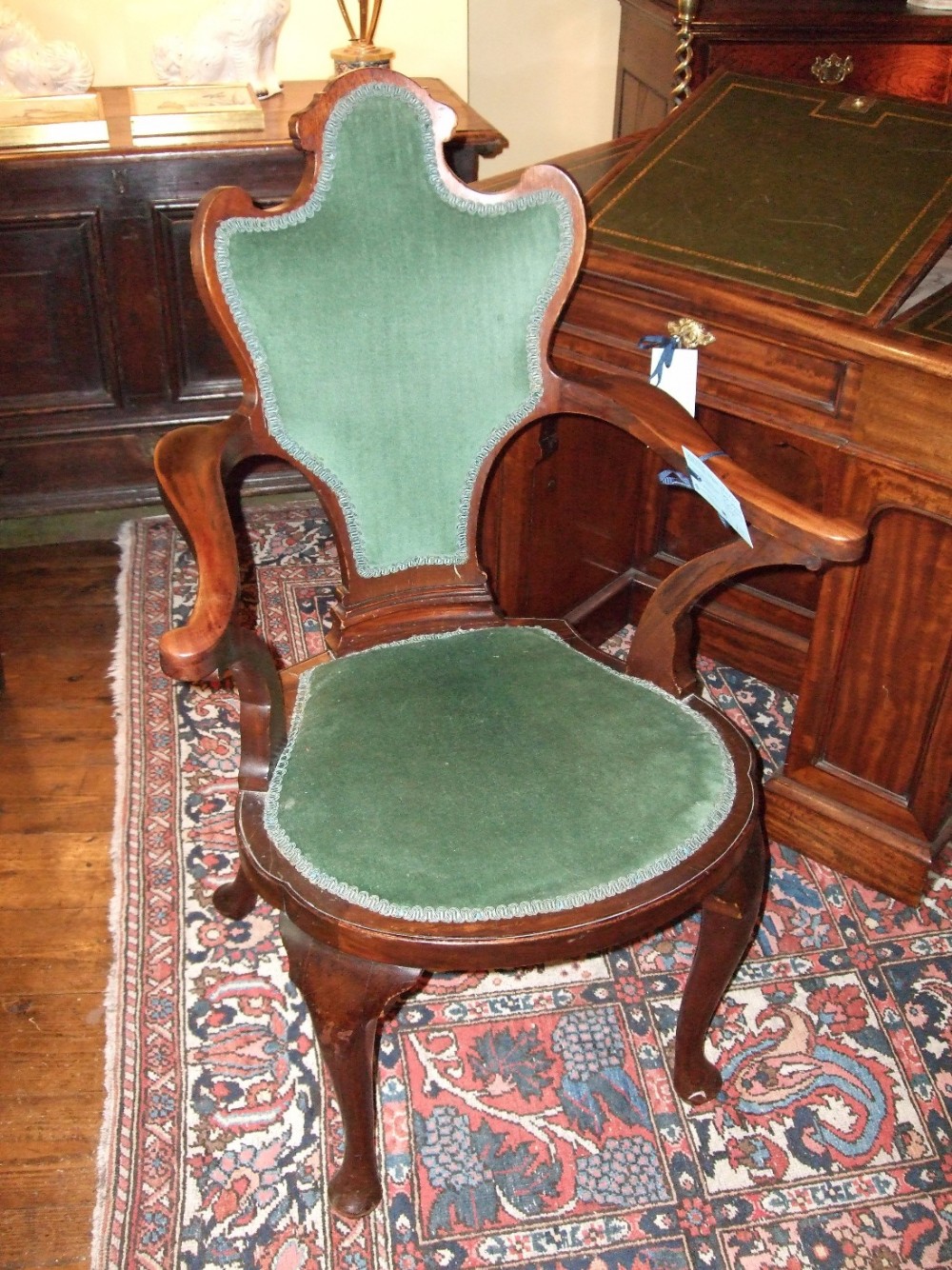 Edwardian Mahogany Desk Chair
