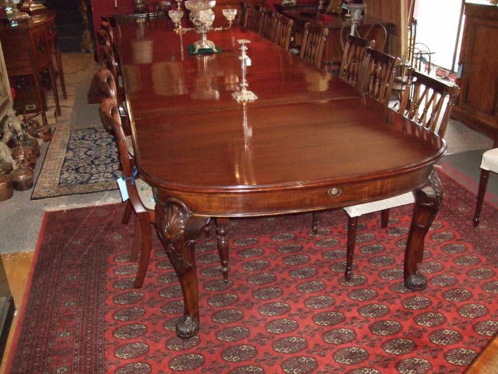 Superb19thC Mahogany Extending Dining Table 16ft 6”  Long