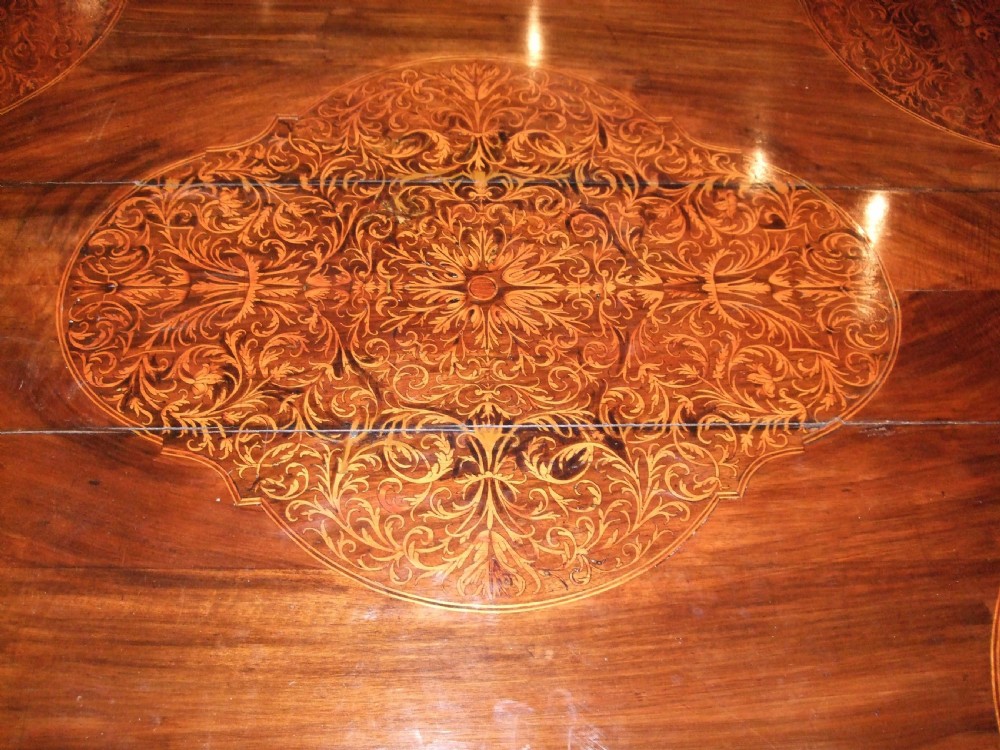 William & Mary Seaweed Marquetry Walnut Centre Table C.1700 View III
