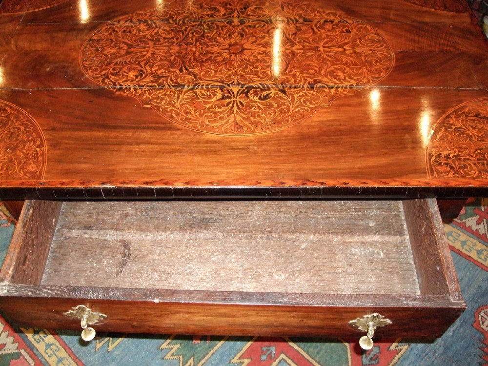 William & Mary Seaweed Marquetry Walnut Centre Table C.1700 View V