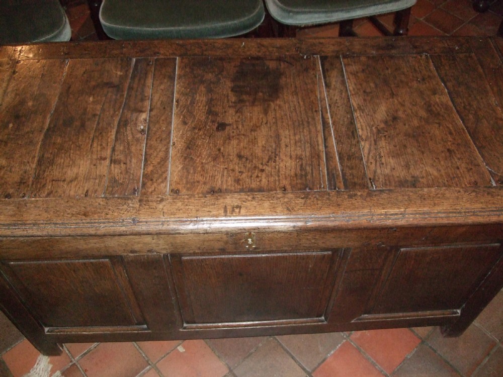 Early 18thC Oak Coffer Chest View II