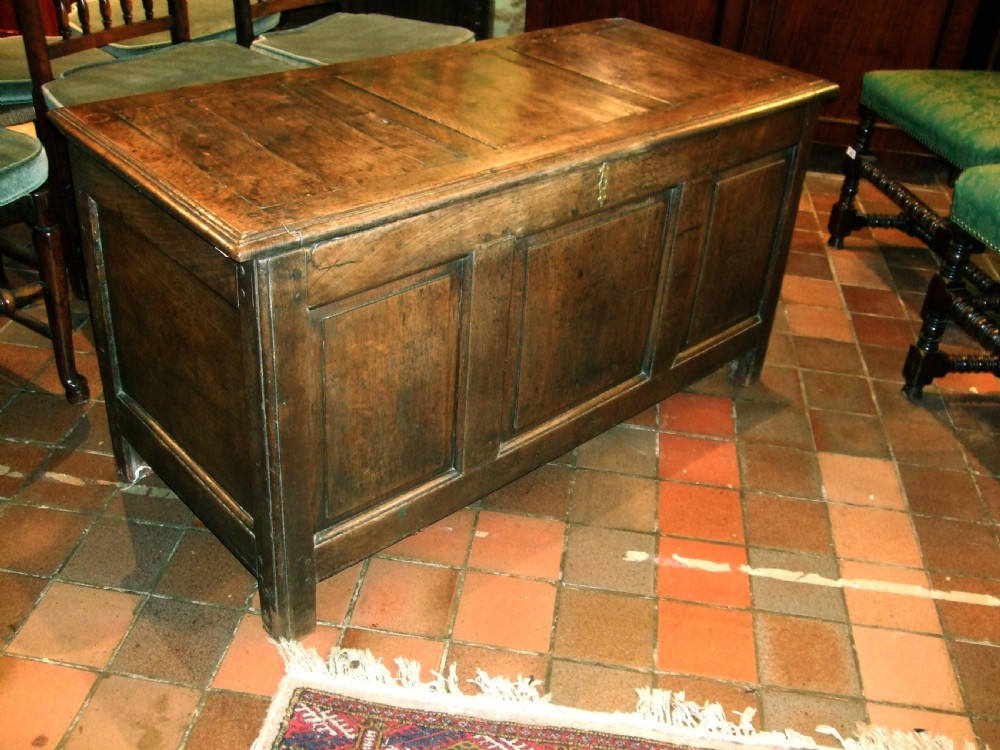 Early 18thC Oak Coffer Chest View III