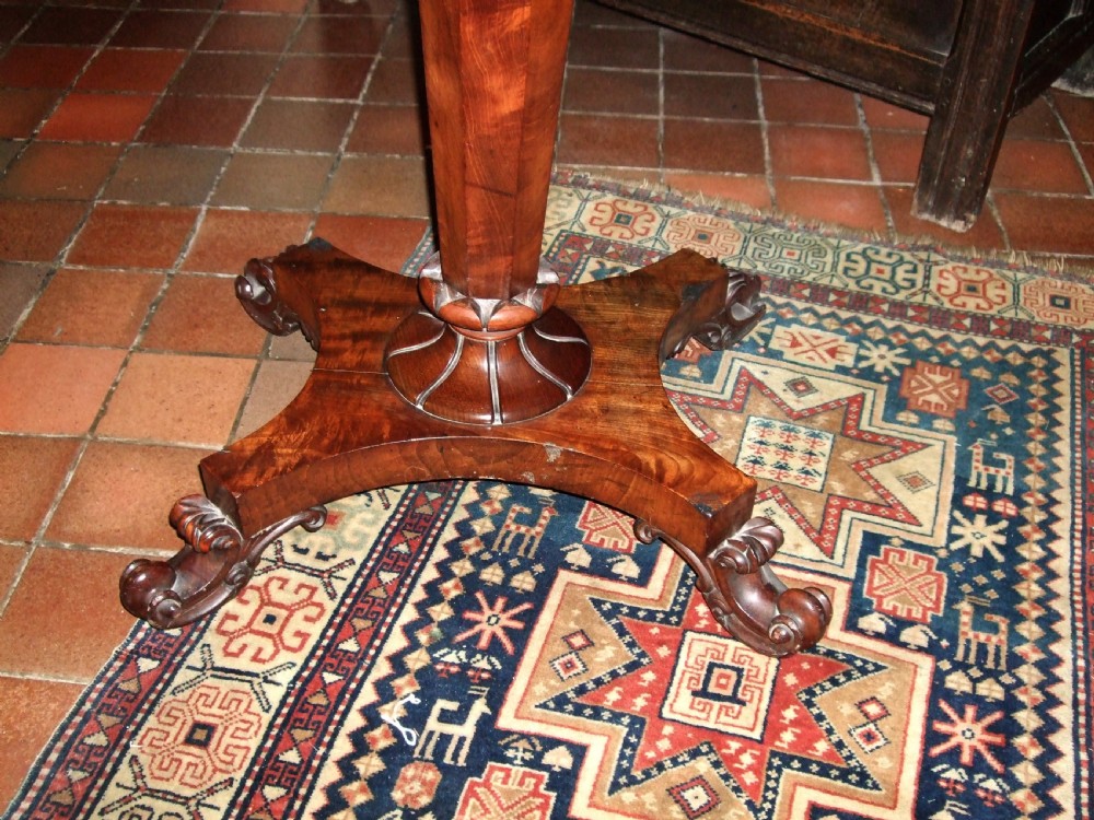 George 3rd Mahogany Tea Table View II