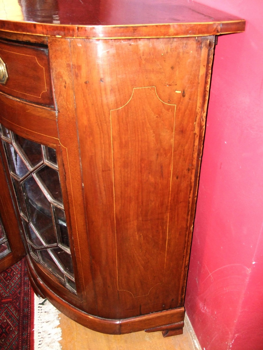William 1Vth Mahogany & Inlaid Side Cabinet View IV