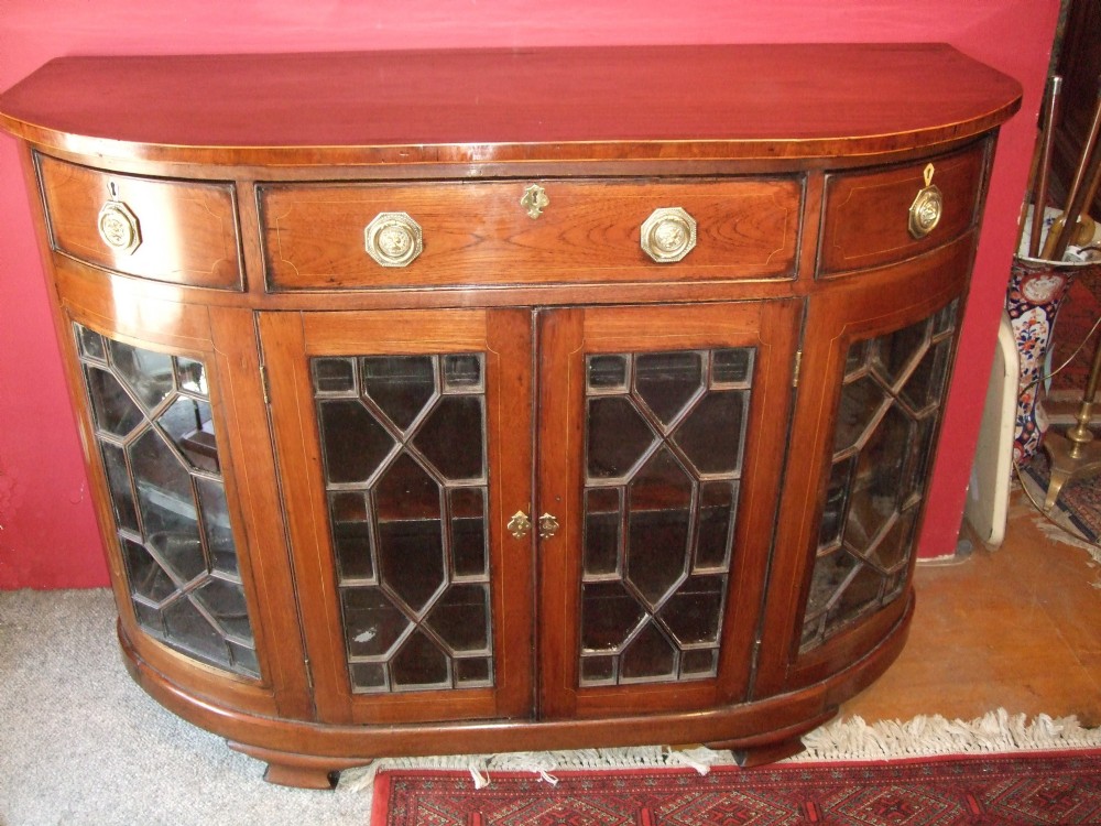 William 1Vth Mahogany & Inlaid Side Cabinet
