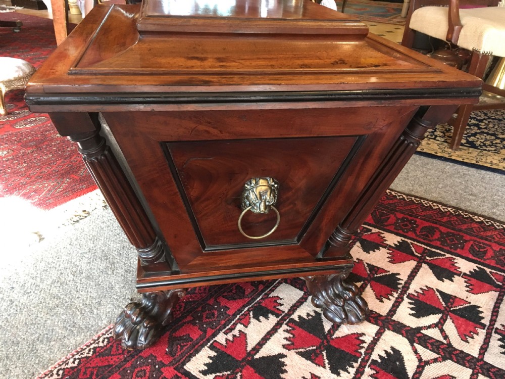 Regency Period Mahogany Wine Cooler View II