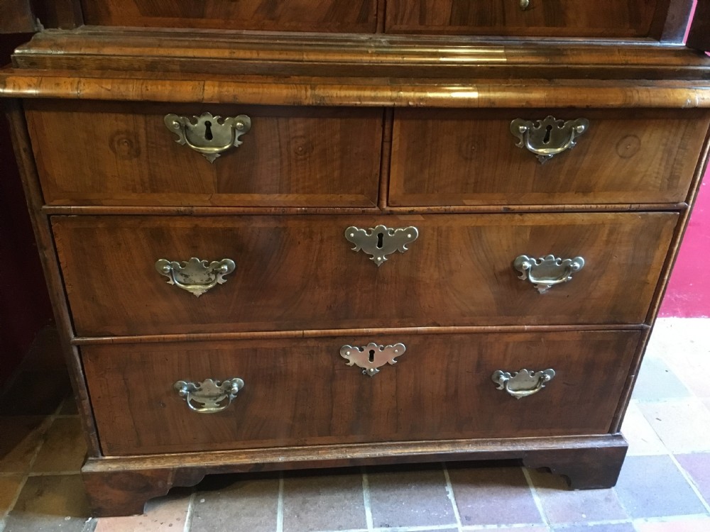 Queen Anne Period Cabinet on Chest of Small Proportions C.1710 View II