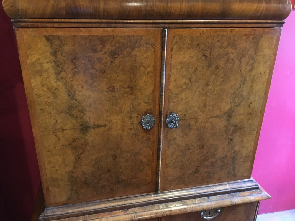 Queen Anne Period Cabinet on Chest of Small Proportions C.1710 View VII