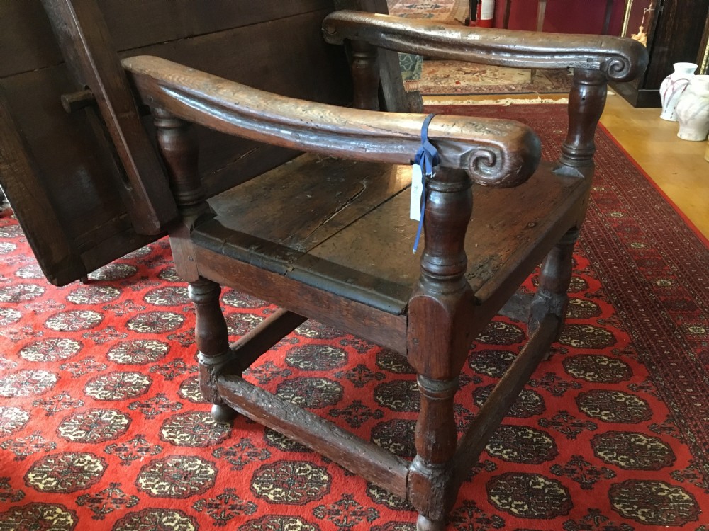 Late 16th Century Oak Metamorphic Chair Table View IV
