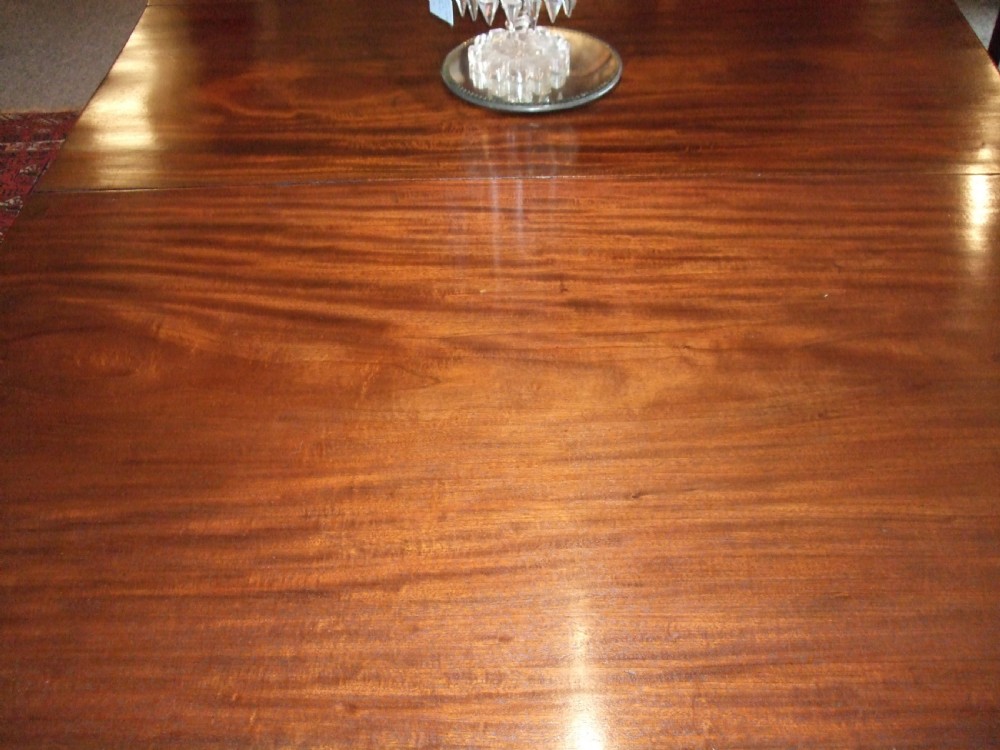 Regency Mahogany 2 Pillar Dining Table  View IV