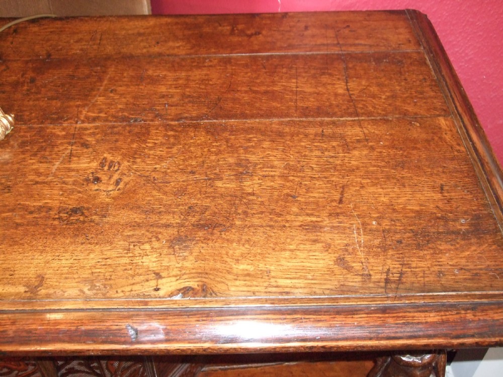 Italian Court Cupboard Bearing Carved date of 1598  View VI