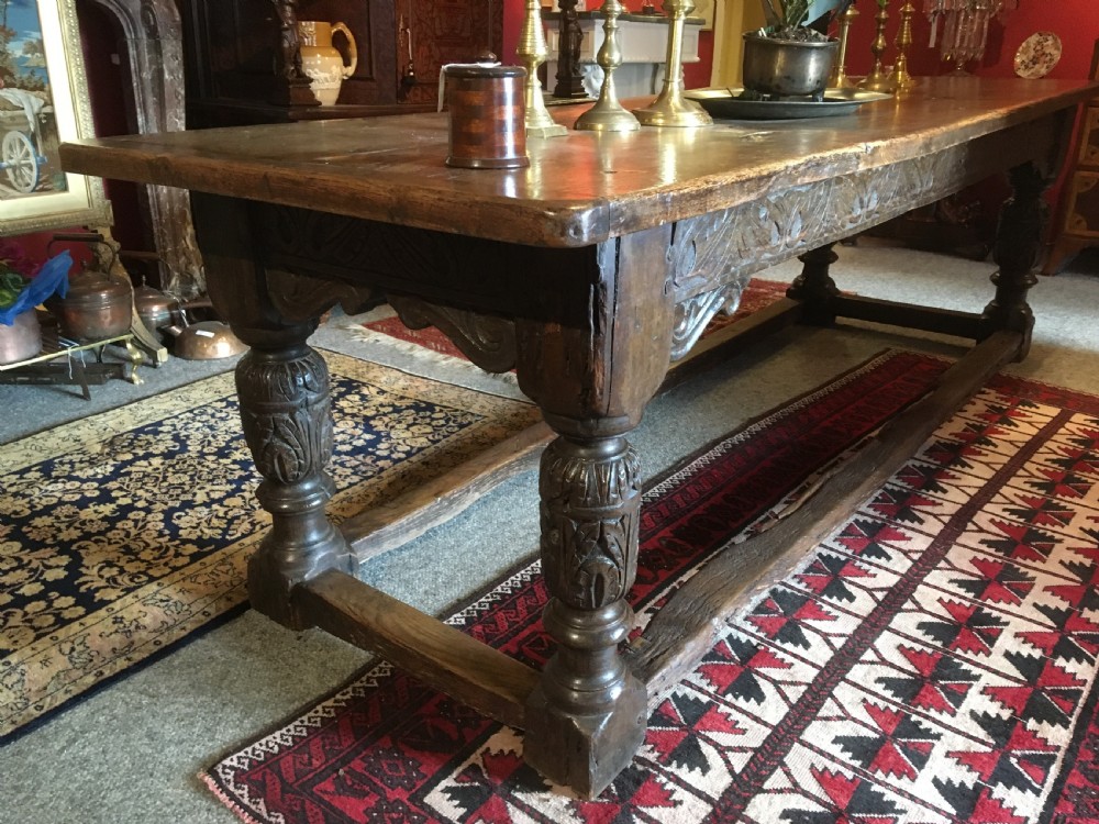 17th Century Oak Refrectory Table View III