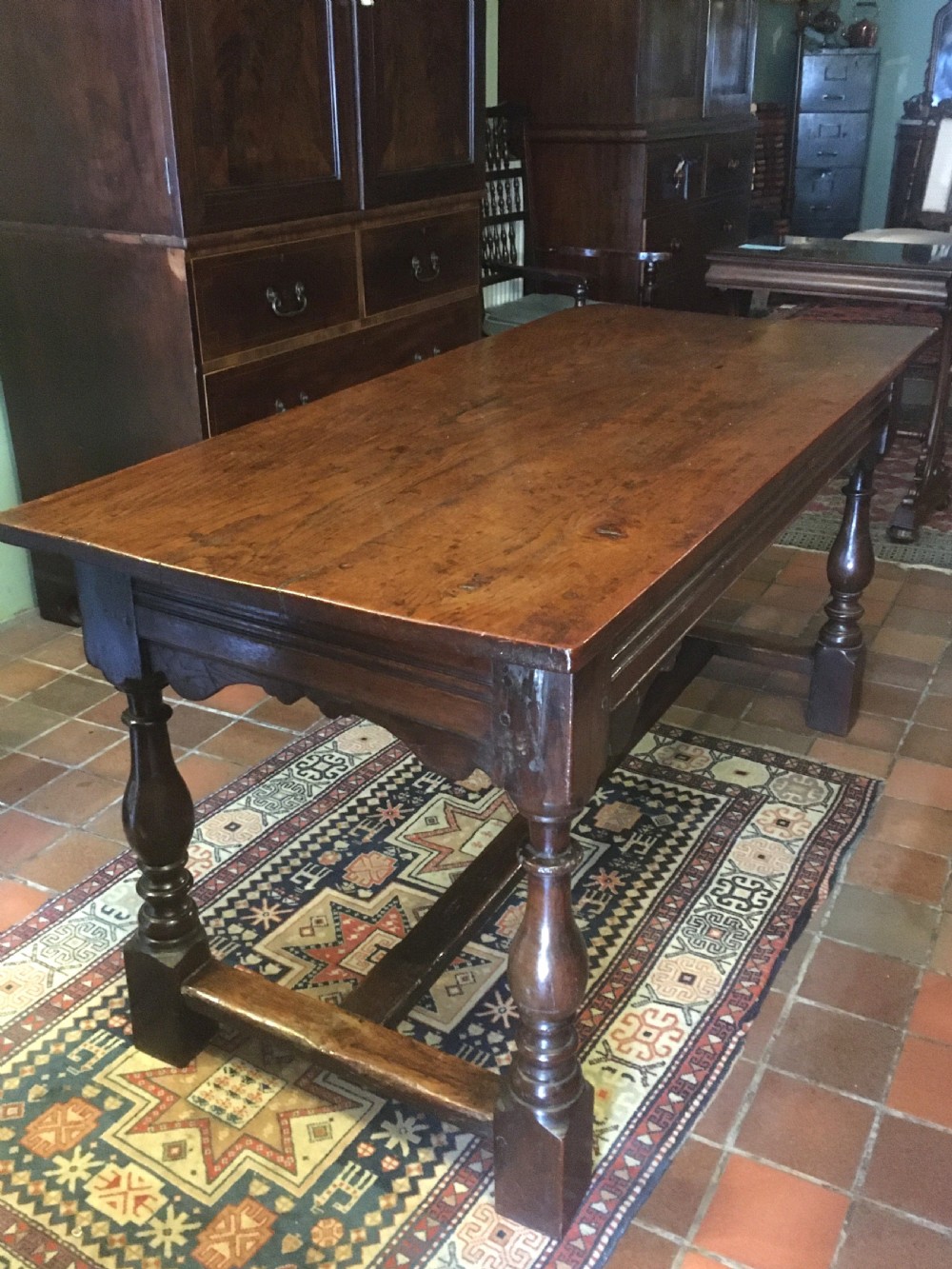 18thC Oak Refrectory Dining Table