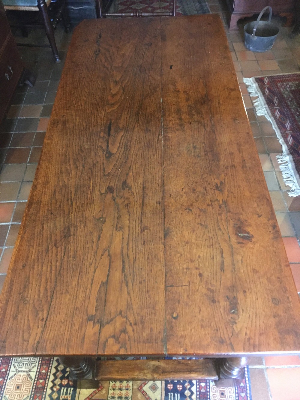 18thC Oak Refrectory Dining Table View III