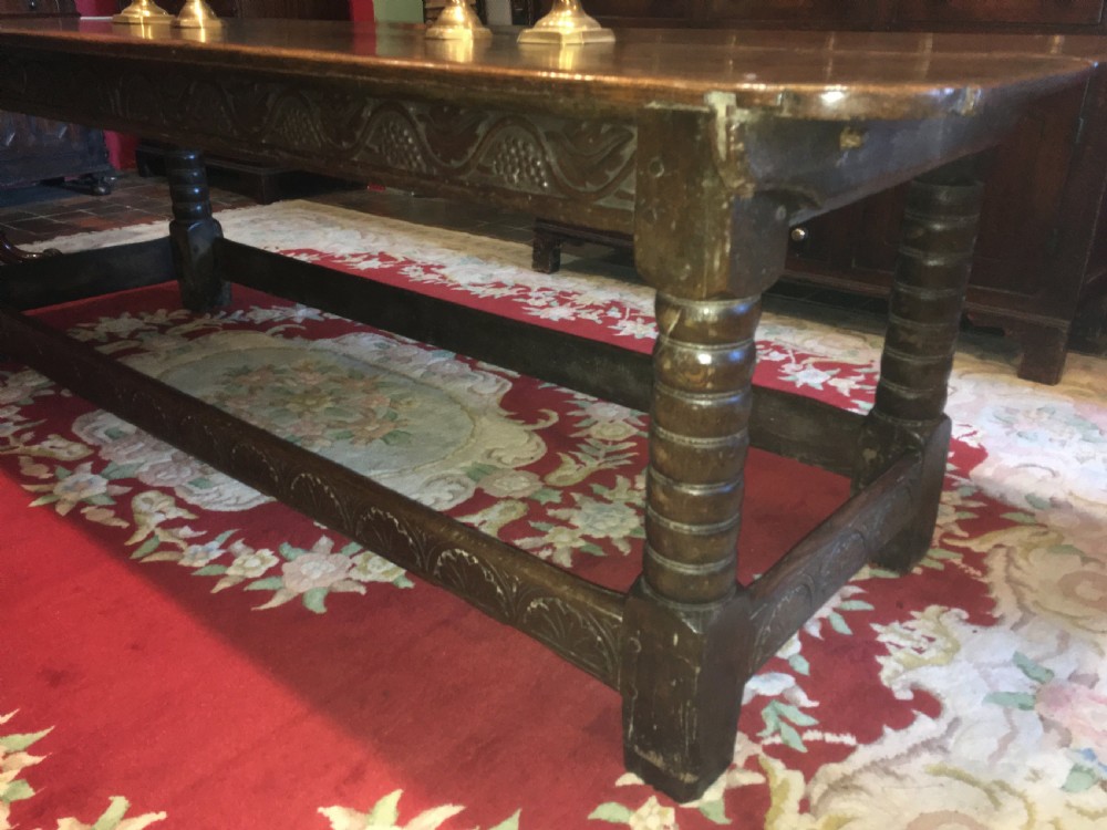 Superb 18thC Oak Refrectory Table View II