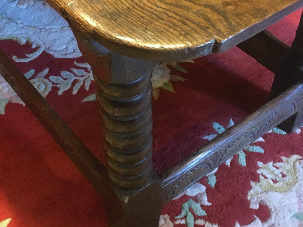 Superb 18thC Oak Refrectory Table View V