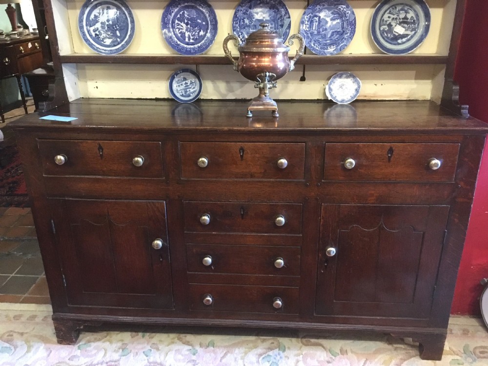 George 3rd Oak Dresser View IV