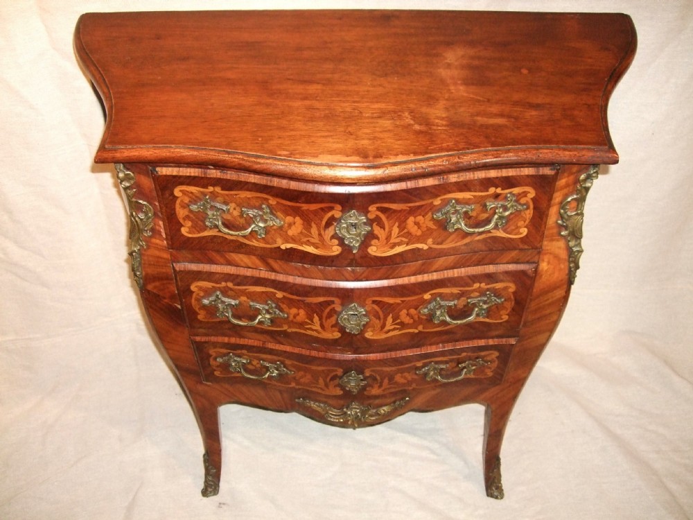 French Inlaid marquetry Commode Chest late 19thC View II