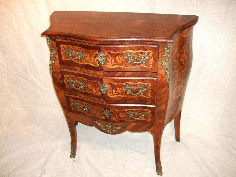 French Inlaid marquetry Commode Chest late 19thC View III