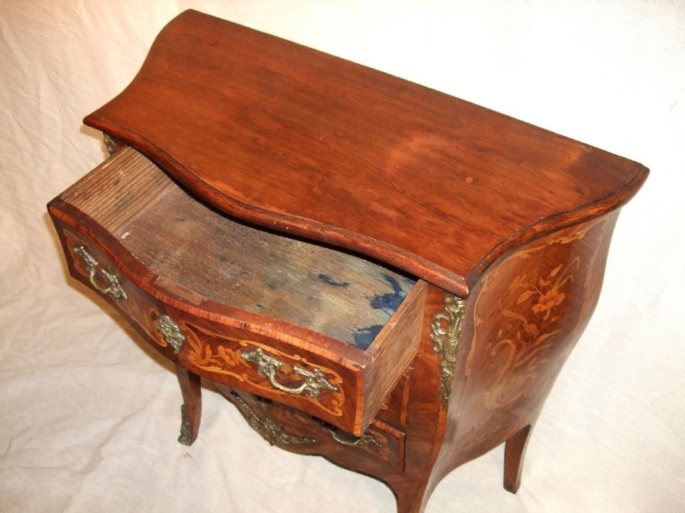 French Inlaid marquetry Commode Chest late 19thC View IV