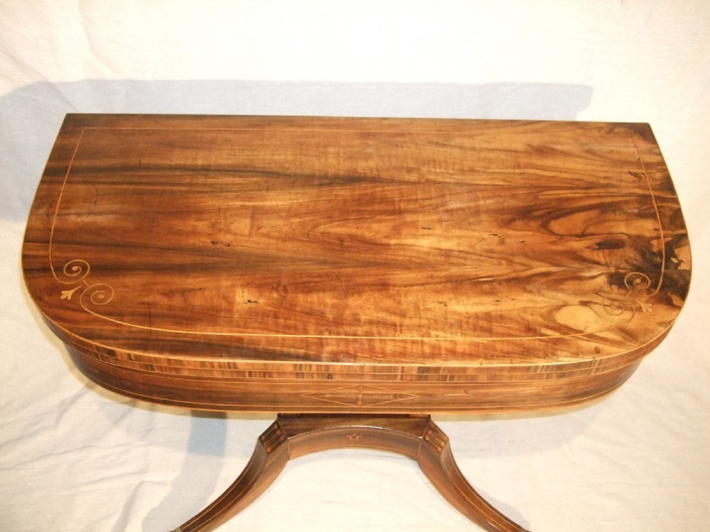 Superb & Rare Regency period Coromandel Card Table View III