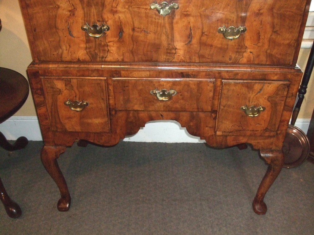Queen Anne Period Walnut Chest on Stand C.1710 View III