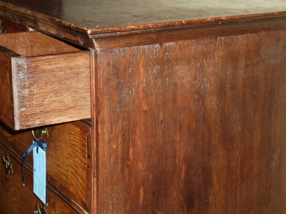 Queen Anne Period Walnut & Oak Chest on Chest C.1714 View III