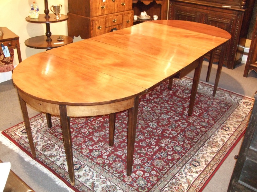 George 3rd D end Dining Table 