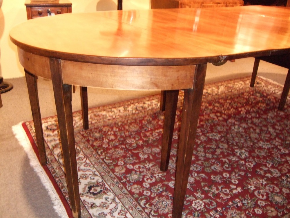 George 3rd D end Dining Table  View II
