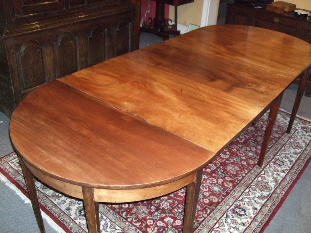 George 3rd D end Dining Table  View III