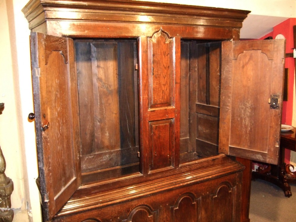 18thc Oak Livery Cupboard View II