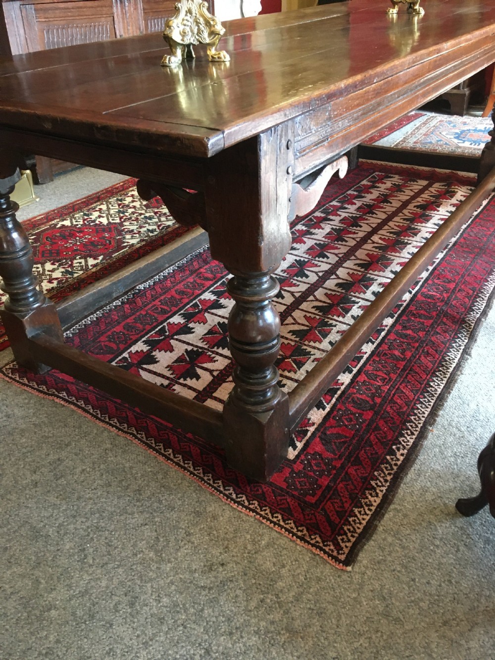 18thC Oak Refrectory Table C.1750 View II
