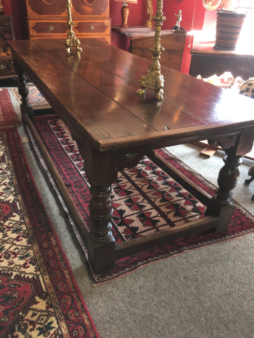 18thC Oak Refrectory Table C.1750 View III