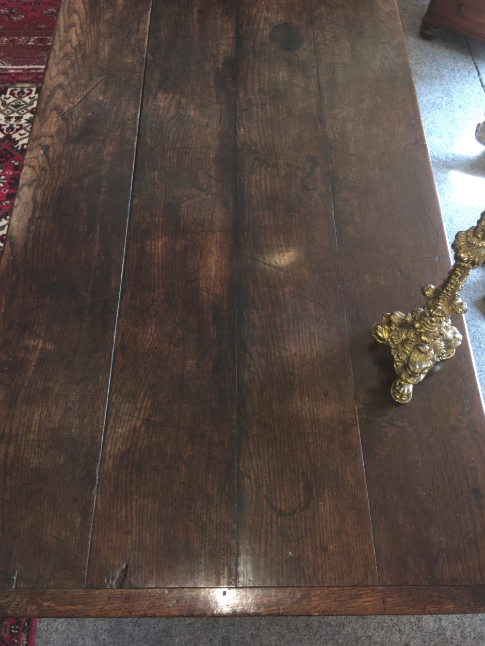 18thC Oak Refrectory Table C.1750 View V