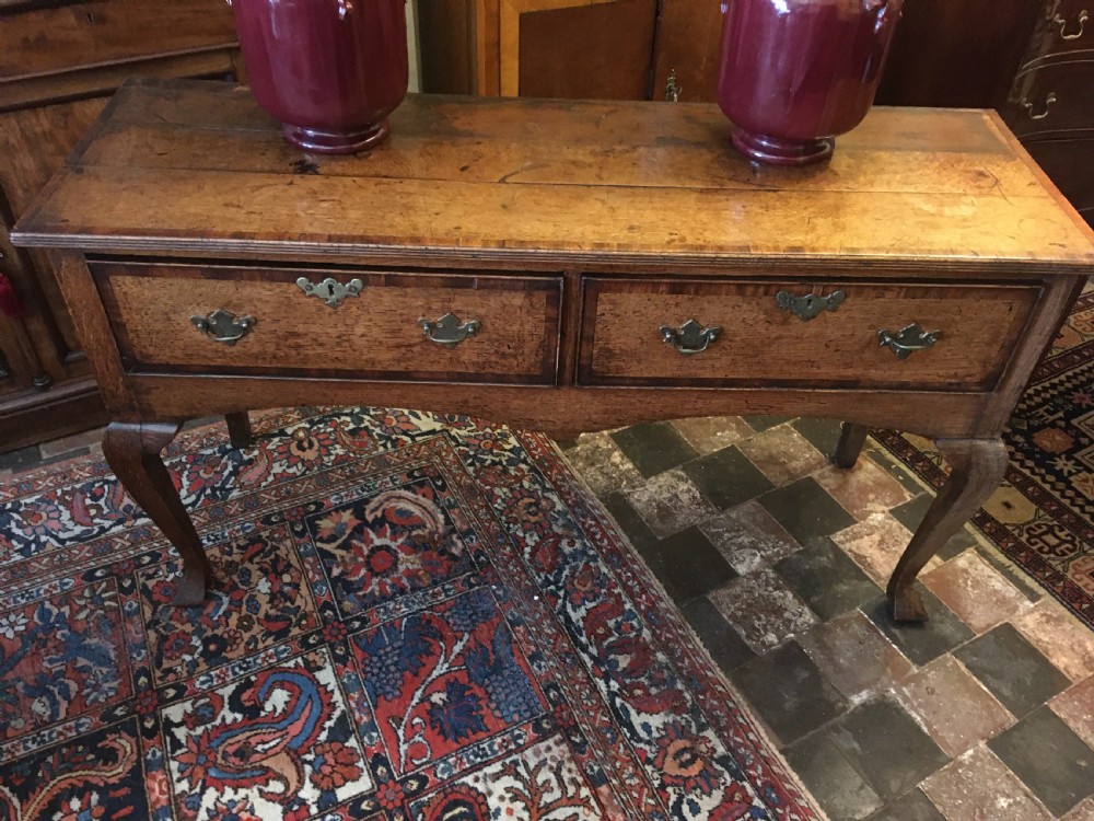 18thC Oak Side Dresser of Small Size View III