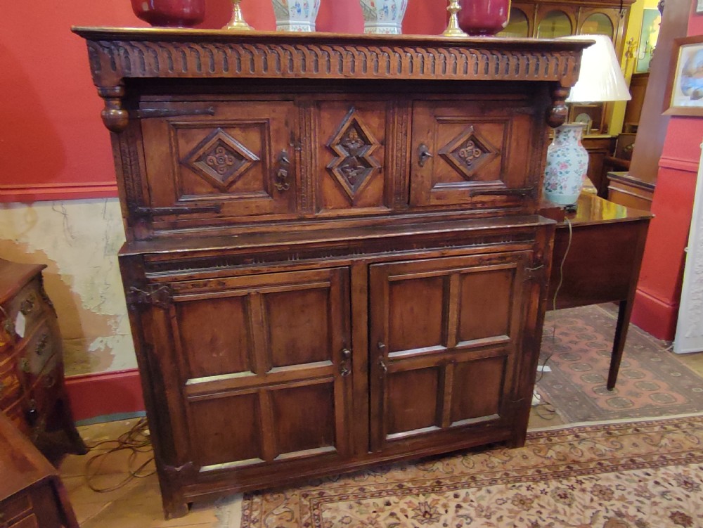 Late 17thC Oak Court Cupboard